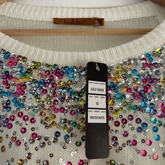 Nordstrom Belldini Sequin Sweater - S - Picture 3 of 5